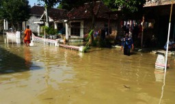 1 Desa di Mojokerto Terendam Banjir Akibat Meluapnya Sungai Lamong