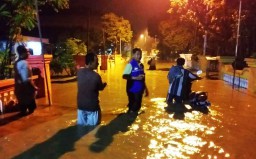 Hujan Deras di Mojokerto, Ratusan Rumah Terendam Banjir