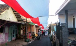 Pembuatan Bendera Sepanjang 551 di Malang Habiskan Jutaan Rupiah