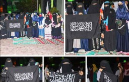 Polisi Selidiki Foto Pembentangan Bendera ini di MAN 1 Tulungagung