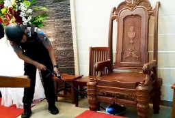 Natal, Polisi Jaga 5 Gereja  Besar di Kota Blitar 