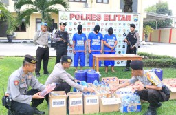 Cipta Kondisi Jelang Ramadan, Polres Blitar Tingkatkan Operasi Miras
