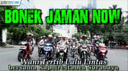 Video: Satlantas Polrestabes Surabaya Bangun Citra 'Bonek Zaman Now'