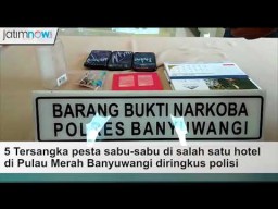  Video: Pesta Sabu di Dekat Pulau Merah Digerebek Polisi