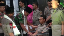 Jadi Korban Ledakan Bom, 7 Polisi Naik Pangkat