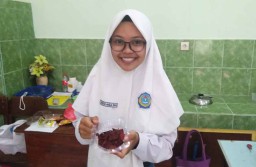 Siswa di Tulungagung ini Berkreasi Bikin Camilan dari Bonggol Pisang