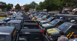 Persiapan Pengamanan Pemilu, Polisi Cek 86 Mobil Dinas di Banyuwangi