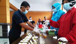 215 Calon Aparatur Sipil Negara di Blitar Jalani Tes Urine