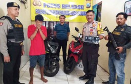 Dibuntuti Korban, Pencuri Motor ini Tak Berkutik saat Dibekuk