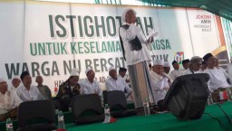 Ribuan Santri dan Kiai di Pasuruan Deklarasi Dukung Jokowi-Ma'ruf Amin