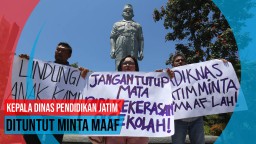 Video: Kepala Dinas Pendidikan Jatim Dituntut Minta Maaf