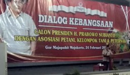 Dialog Kebangsaan, Prabowo: Saya Bersumpah Buat Petani Tersenyum