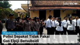 Video: Polisi Sepakat Tidak Pakai Gas Elpiji Bersubsidi