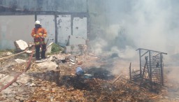 Dua Ekor Kambing Terpanggang saat Kandangnya Terbakar