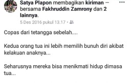 Sebelum Loncat ke Sungai Bengawan Solo, Posting Bunuh Diri di Medsos