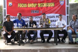 Pererat Sinergitas, Kapolres Trenggalek Gelar FGD Bareng Wartawan