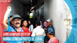 Video: Gang Kampung Ditutup, Warga Protes ke Lurah