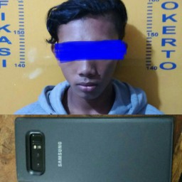 Gasak Galaxy Note 8 di Toko Bangunan, Pemuda Mojokerto Diringkus