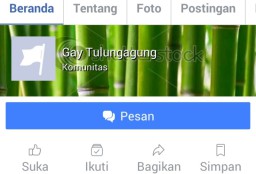 Tak Hanya Satu, Ternyata Ada Dua Akun Gay Tulungagung di Facebook