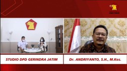 Dampak Psikososial Akibat Pandemi Menjadi Perhatian Gerindra Jatim