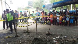 Sebuah Granat Ditemukan di Lahan Kosong Perumahan Elit, Jadi Tontonan