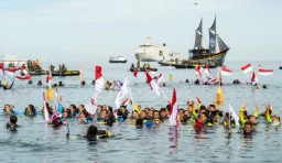 578 Penyelam Indonesia Pecahkan Rekor Dunia