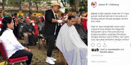 Presiden Jokowi Ikut Cukur Massal di Garut, Rahasianya Terbongkar