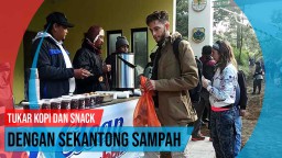 Video: Tukar Kopi dan Snack dengan Sekantong Sampah