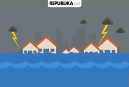 Sungai Meluap, Ratusan Rumah di Cirebon Terendam Banjir