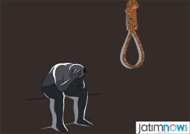 Pria Sukoharjo Gantung Diri di Sidoarjo, Surat untuk Anak-Istri Isinya Begini