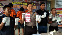 Video: Polisi Bekuk Jaringan Narkoba di  Banyuwangi