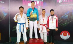 Karateka Polda Jatim Raih 20 Medali Pada Kejurnas di Surabaya