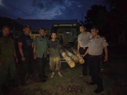 Jarah Kayu Jati, Sutarmin Diamankan Perhutani Blitar