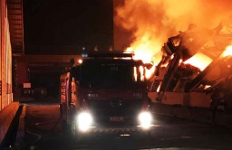 Gudang Milik PT Wonokoyo di Pasuruan Terbakar