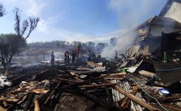 Gudang Tisu di Pasuruan Terbakar