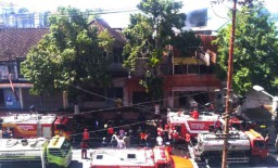 Tiga Ruko di Blitar Terbakar