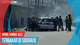 Video: Mobil Terbakar di Sidoarjo