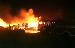 Limbah Pabrik Minyak Kayu Putih di Ponorogo Terbakar