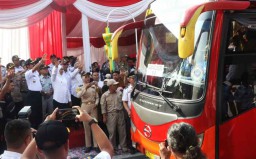 Jawa Timur Pecahkan Rekor MURI Mudik Gratis dengan Peserta Terbanyak