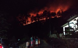 4 Hektar Lahan Hutan Rakyat di Gunung Bancak Terbakar