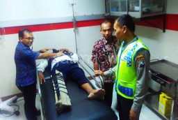 Ugal-ugalan, Kakek di Ponorogo ini Patah Tulang Usai Tabrak Biker Lain