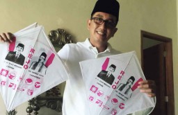 5 Ribu Layang-layang Bergambar Jokowi-Ma'ruf Disebar di Probolinggo