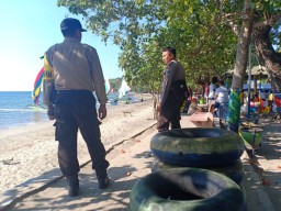 Libur Lebaran, Polisi Patroli Objek Wisata di Situbondo