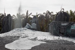 Semburan Gas di Pekanbaru Rusakkan Bangunan Ponpes