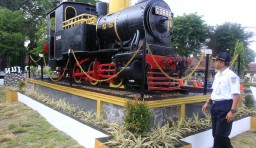 Taman Monumen Lokomotif C2606 Madiun jadi Wisata Edukasi