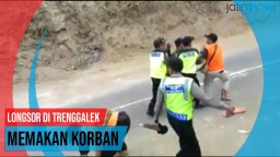 Video: Longsor di Trenggalek Makan Korban