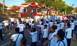 Ratusan Warga Magetan Deklarasi 'Indonesia Bersatu'