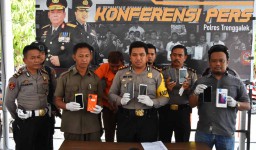 Residivis Spesialis Pembobol Toko HP Asal Trenggalek Ditembak
