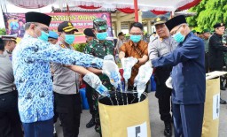 Di Ponorogo, Polisi Musnahkan 3,4 Kg Ganja Hasil Ungkap Selama 2018
