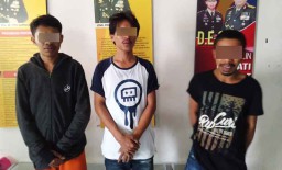 Nyaru Pembeli, Tiga Pria ini Embat Pakaian di Sunrise Mall Mojokerto